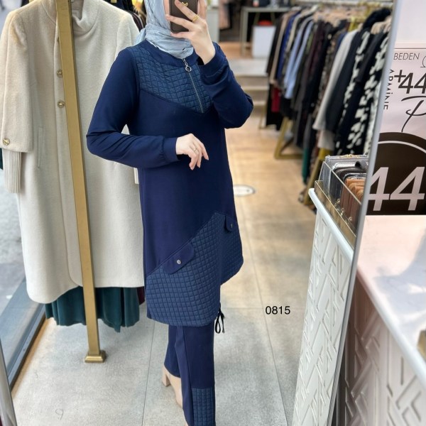 0815 Kapitone Detaylı Takım - Görsel 3