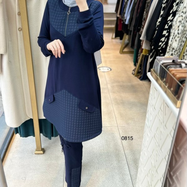 0815 Kapitone Detaylı Takım - Görsel 6