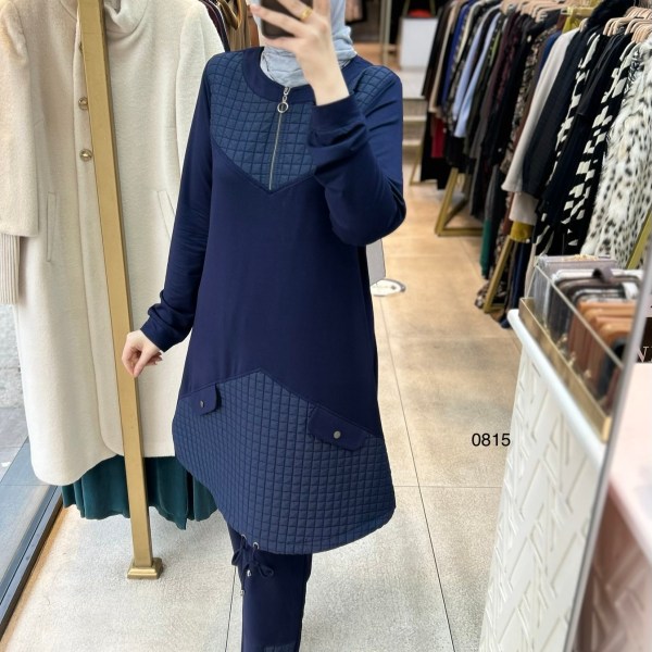 0815 Kapitone Detaylı Takım - Görsel 2