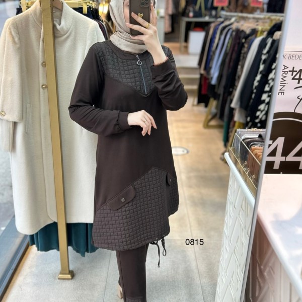 0815 Kapitone Detaylı Takım - Görsel 11