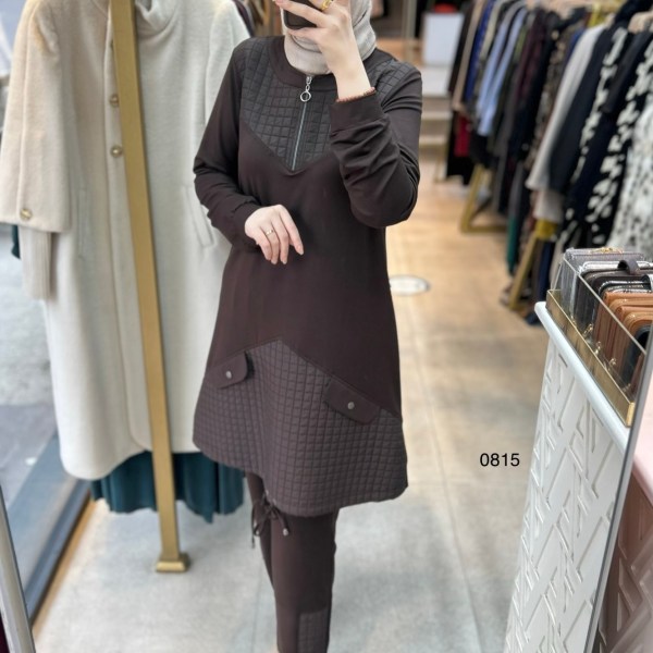 0815 Kapitone Detaylı Takım - Görsel 12