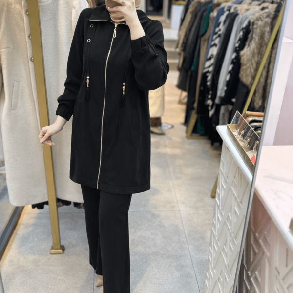 1716 Fermuarlı Gömlek Yaka Takım - Görsel 22