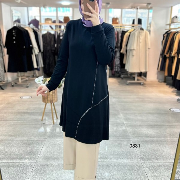 0831 Uzun Tunik - Görsel 5