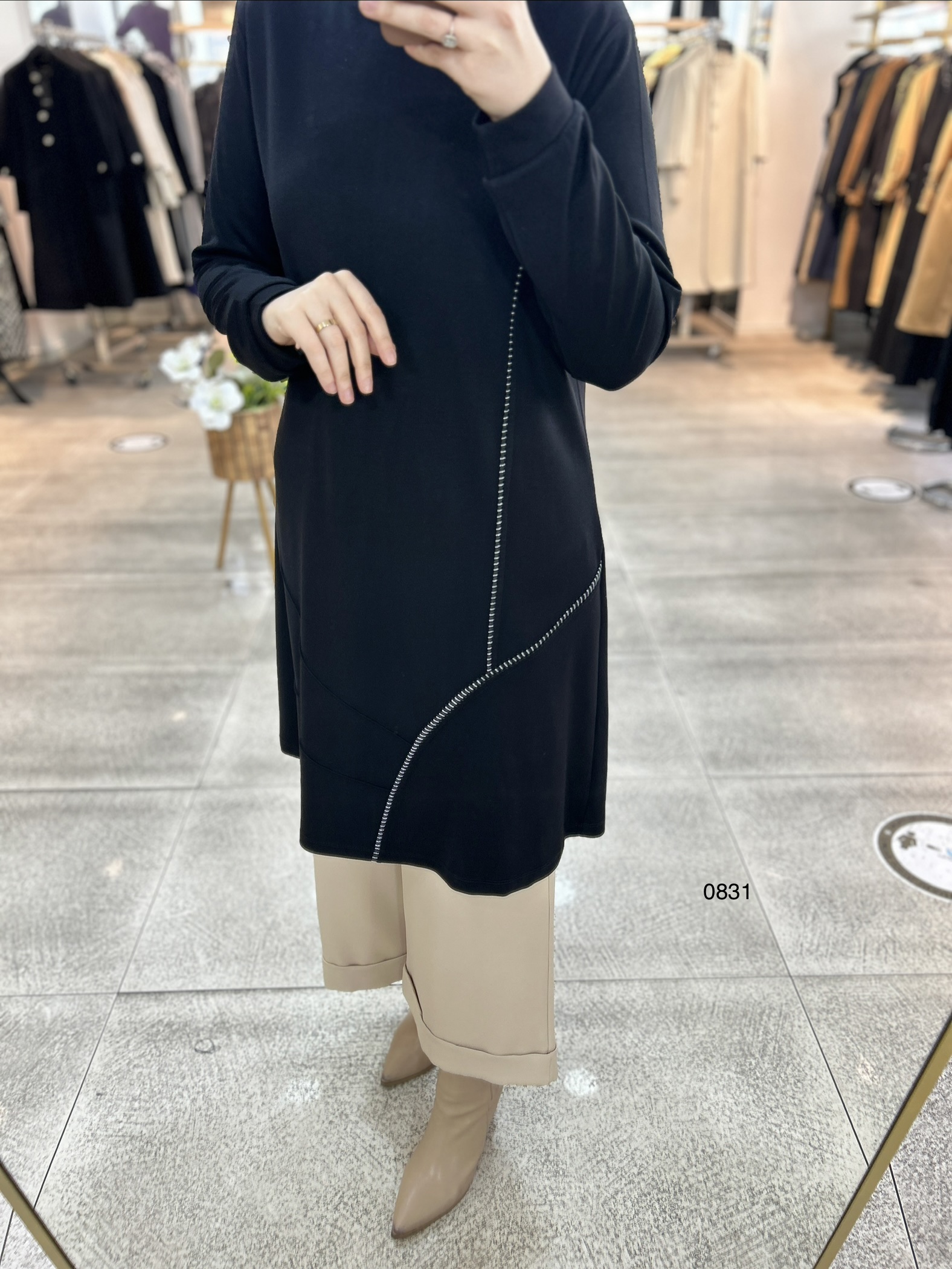 0831 Uzun Tunik - Görsel 4