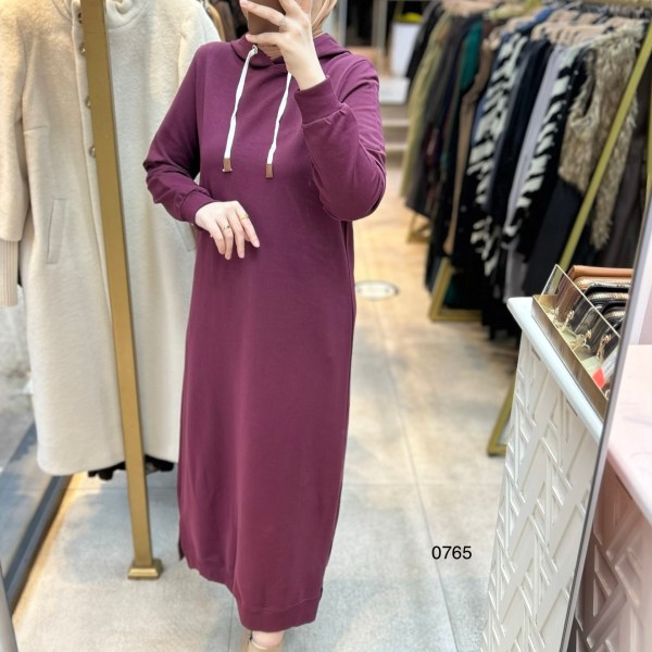 0765 Kapüşonlu Spor Elbise - Görsel 15