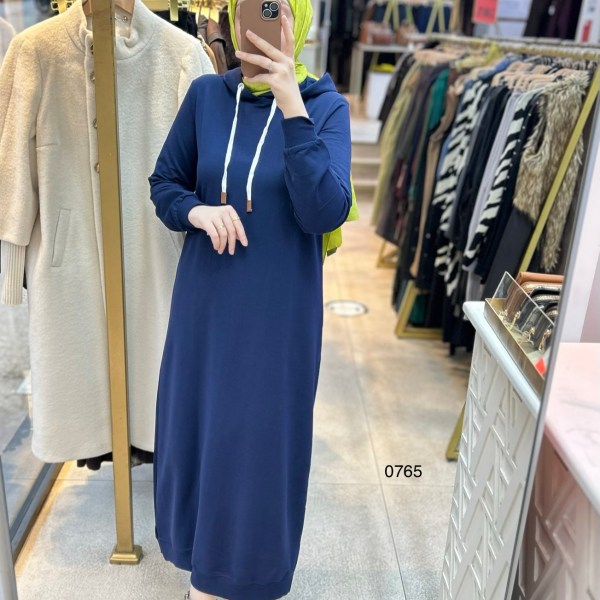 0765 Kapüşonlu Spor Elbise - Görsel 10