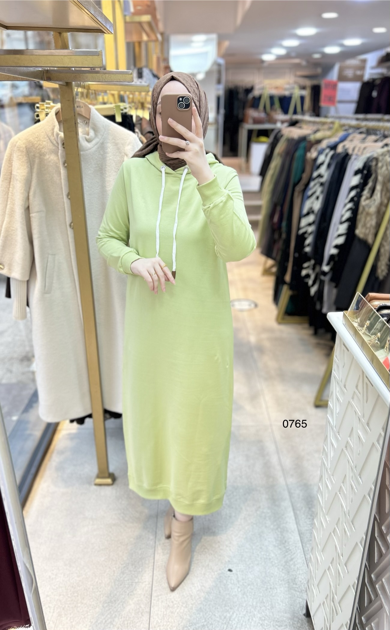 0765 Kapüşonlu Spor Elbise