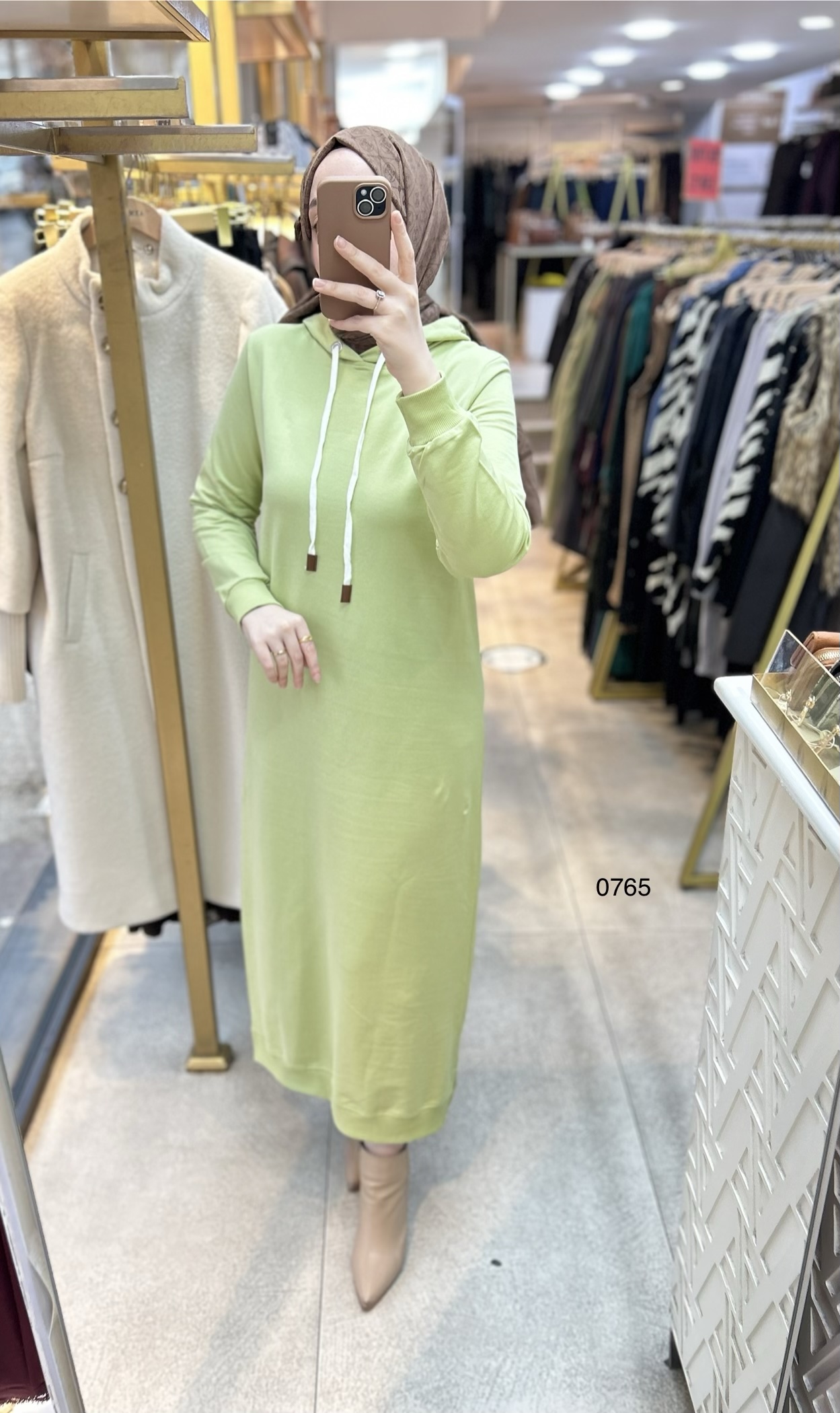 0765 Kapüşonlu Spor Elbise