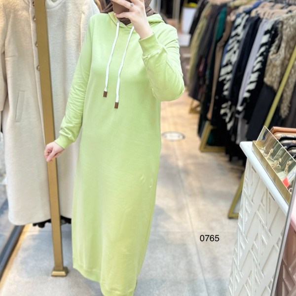 0765 Kapüşonlu Spor Elbise - Görsel 3