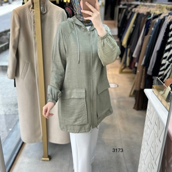 3173 Cepli Fermuarlı Kap - Görsel 10