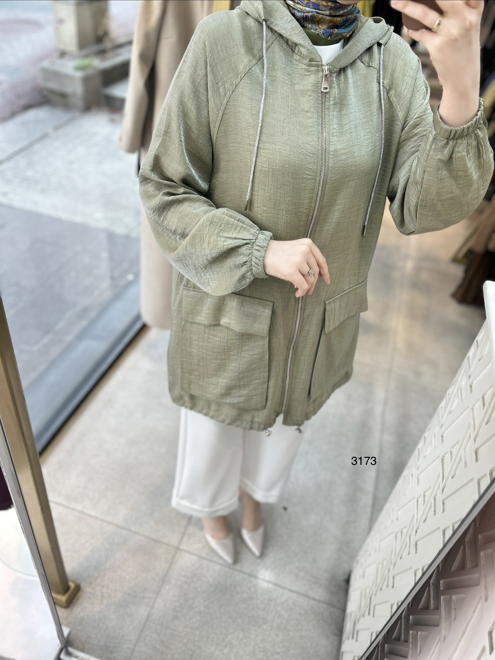 3173 Cepli Fermuarlı Kap - Görsel 13