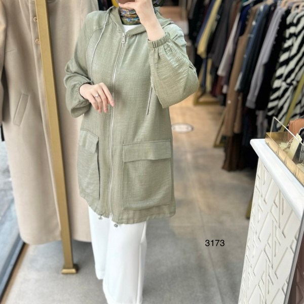 3173 Cepli Fermuarlı Kap - Görsel 11