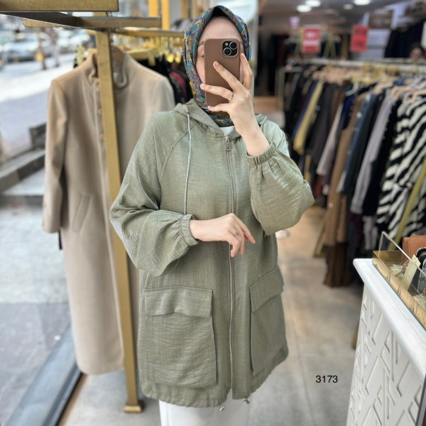 3173 Cepli Fermuarlı Kap - Görsel 12