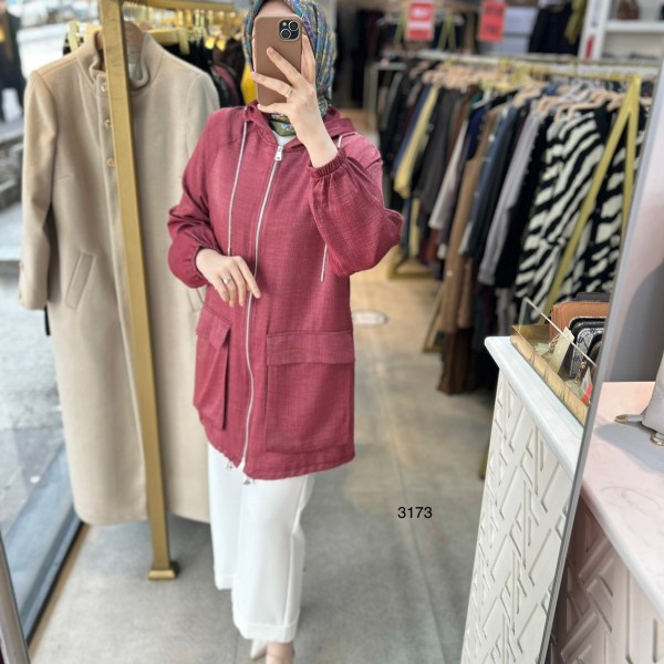 3173 Cepli Fermuarlı Kap - Görsel 9