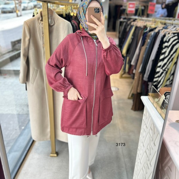 3173 Cepli Fermuarlı Kap - Görsel 1