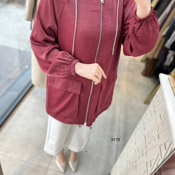 3173 Cepli Fermuarlı Kap - Görsel 7