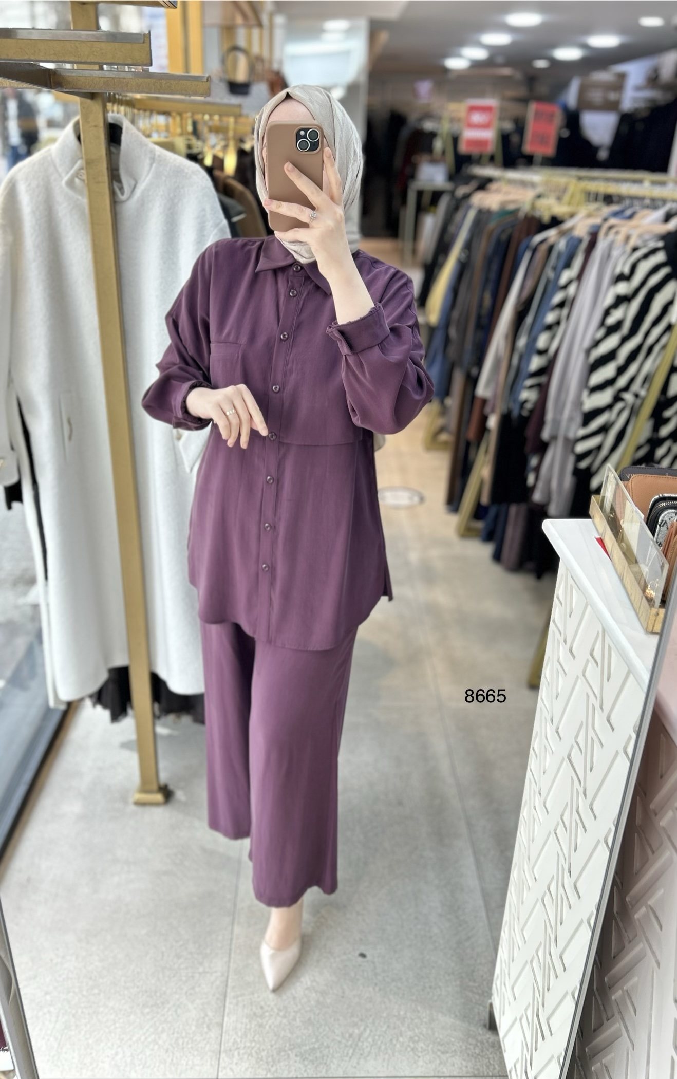 8665 Tencel Kumaş Takım