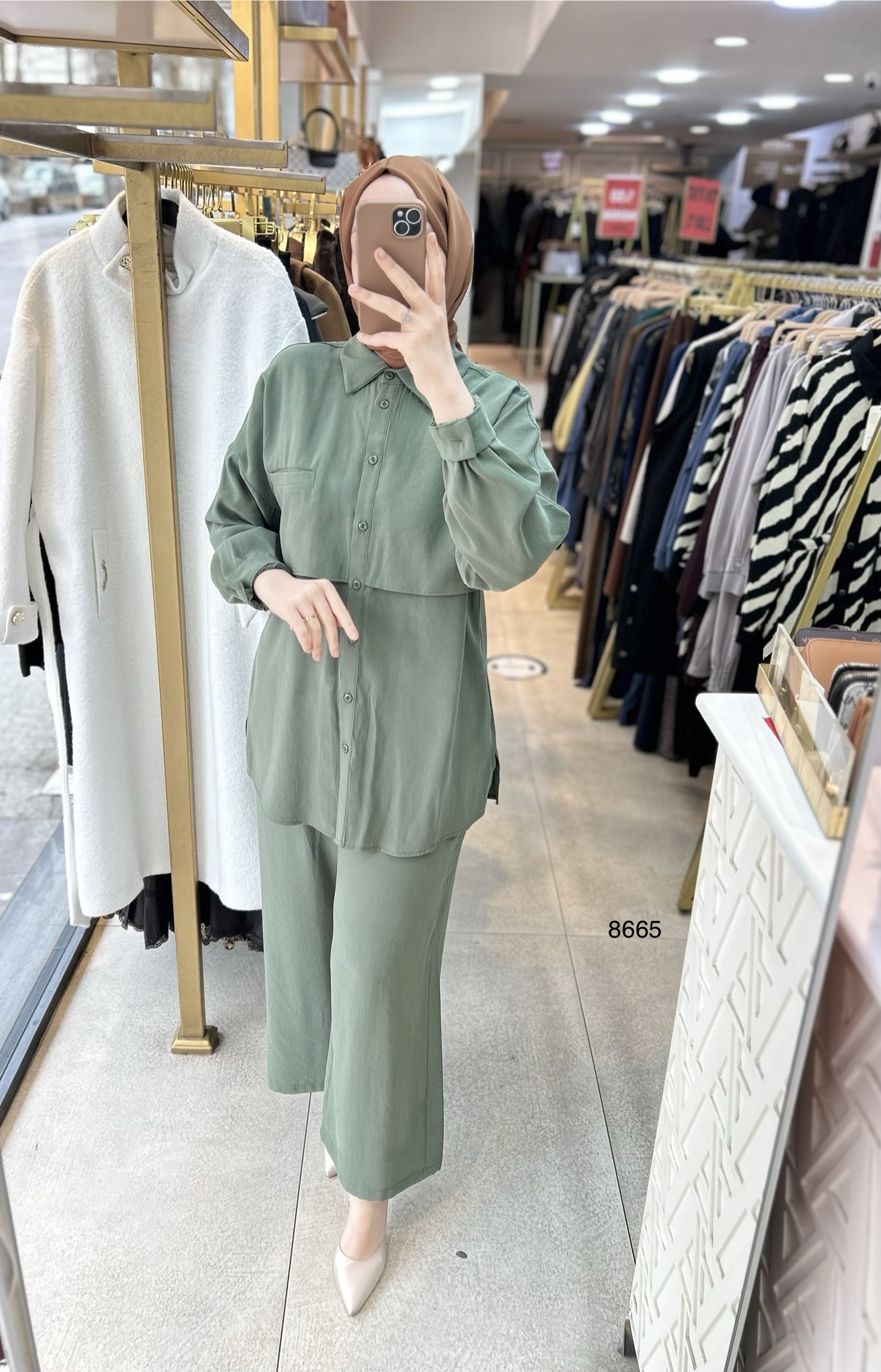 8665 Tencel Kumaş Takım