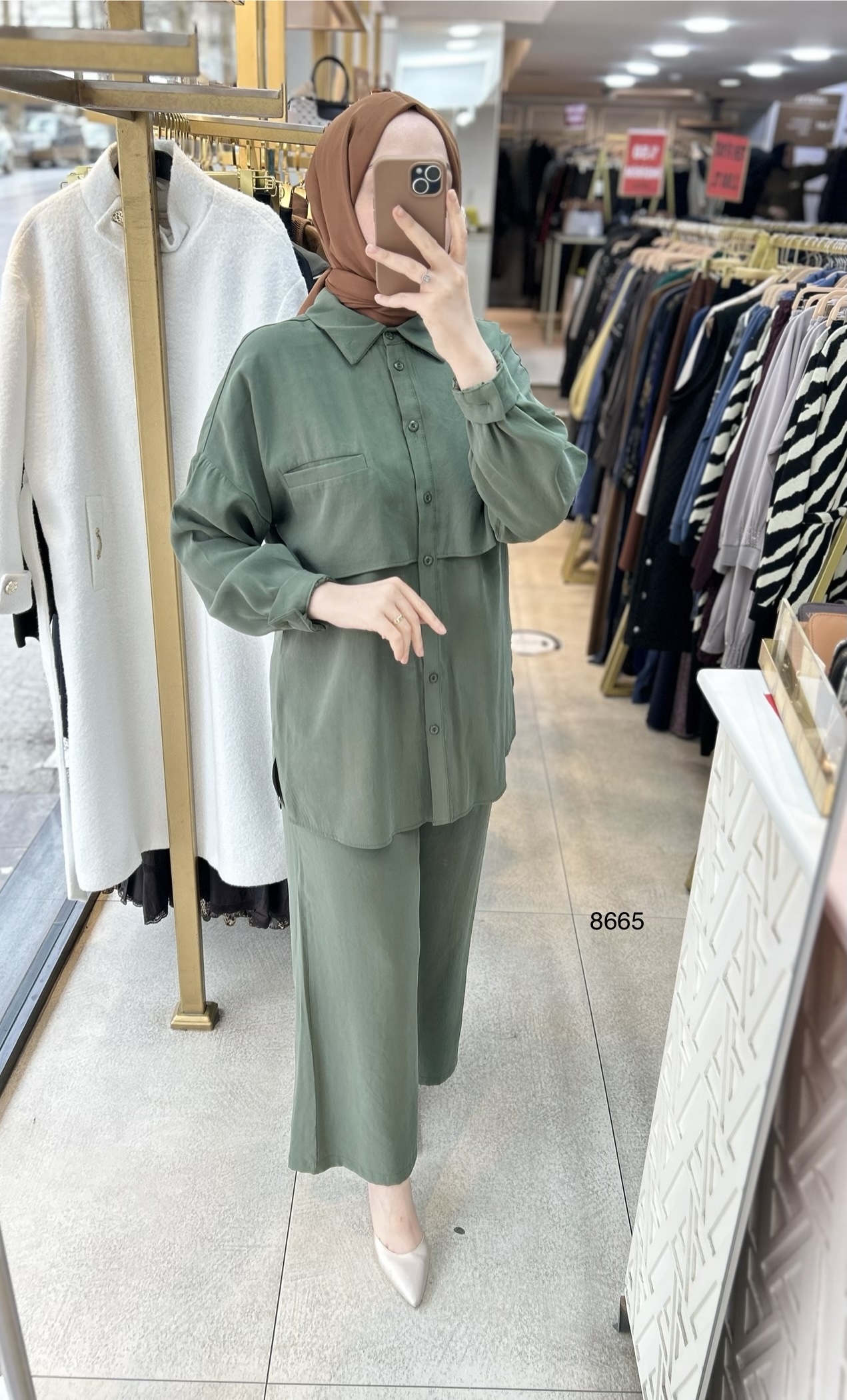 8665 Tencel Kumaş Takım