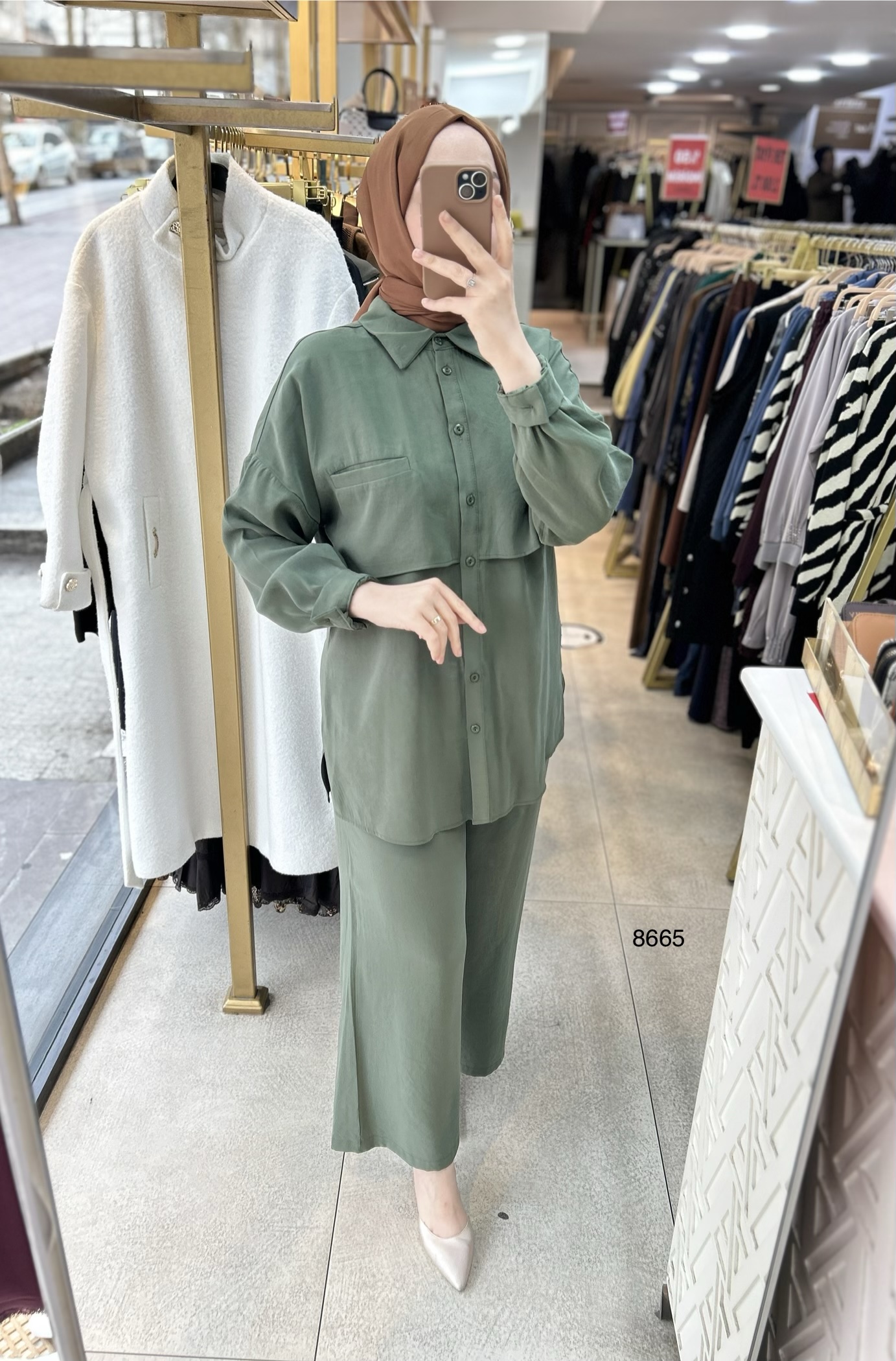 8665 Tencel Kumaş Takım