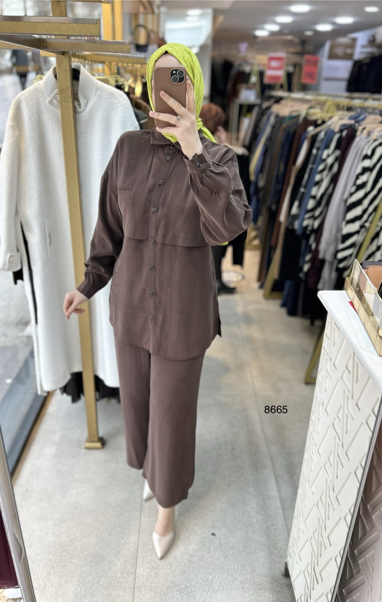 8665 Tencel Kumaş Takım