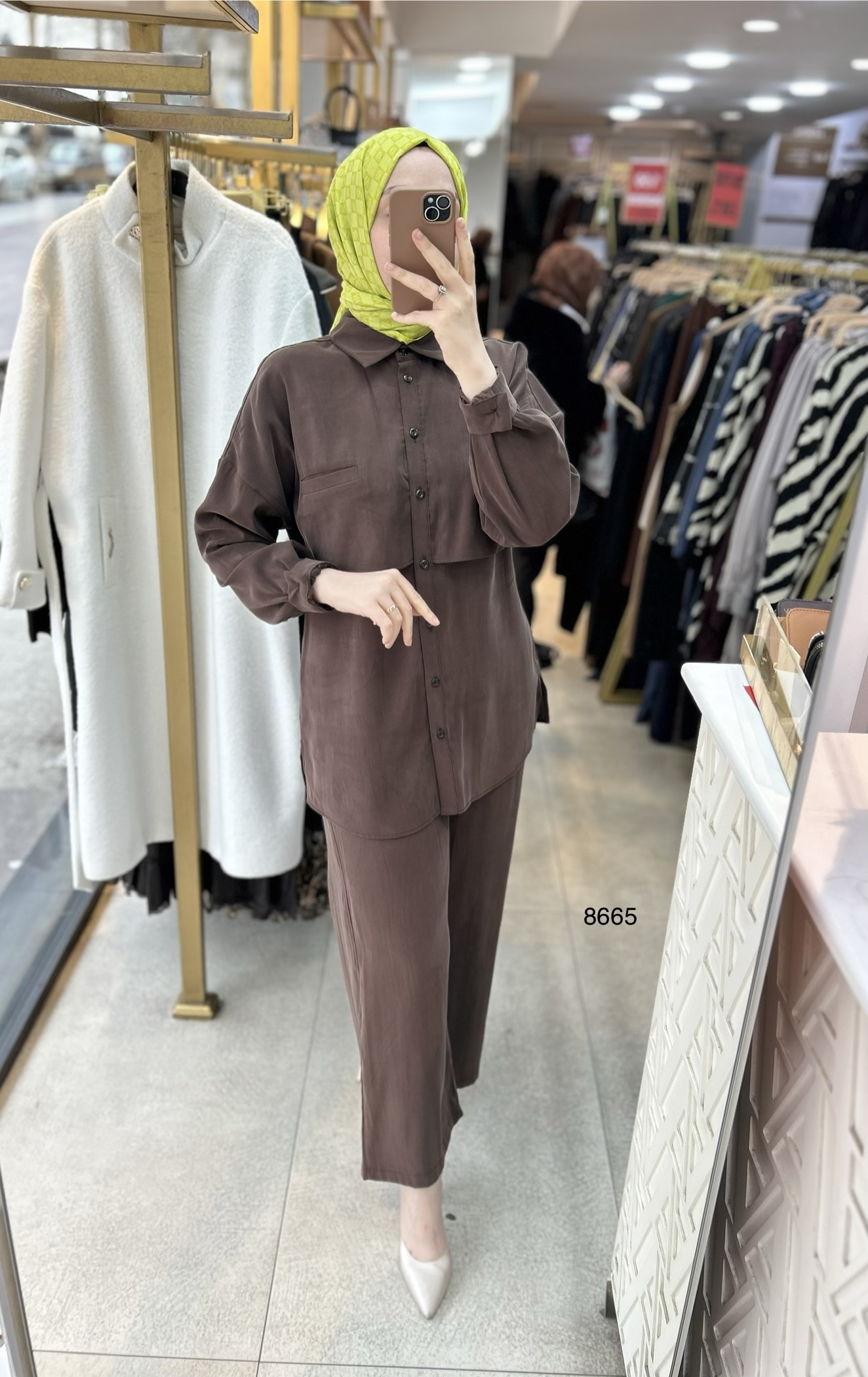 8665 Tencel Kumaş Takım