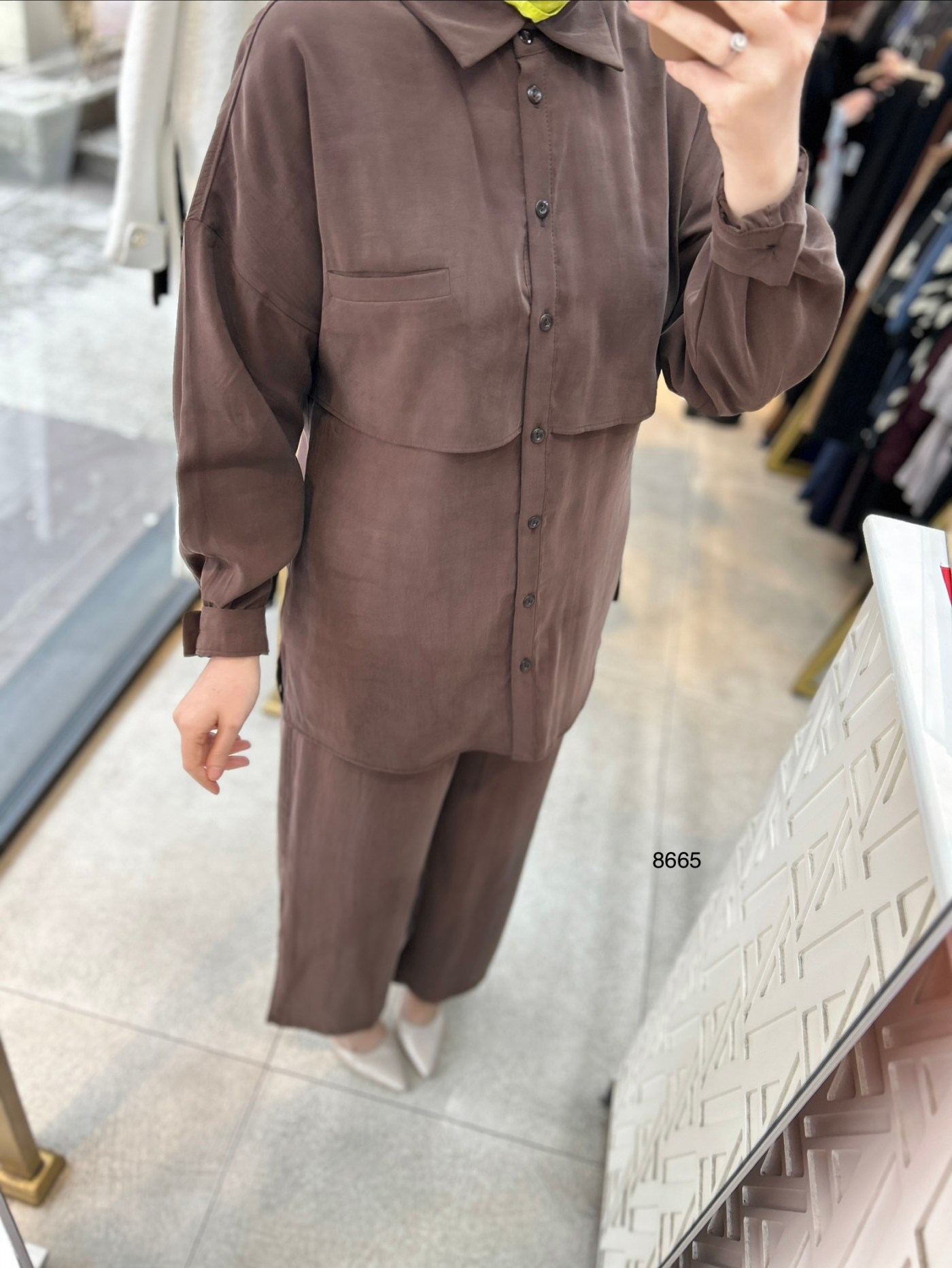 8665 Tencel Kumaş Takım