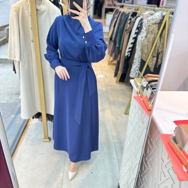 26YT904 Armine Trend Elbise - Görsel 3