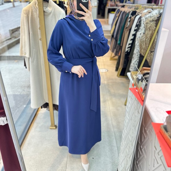 26YT904 Armine Trend Elbise - Görsel 4