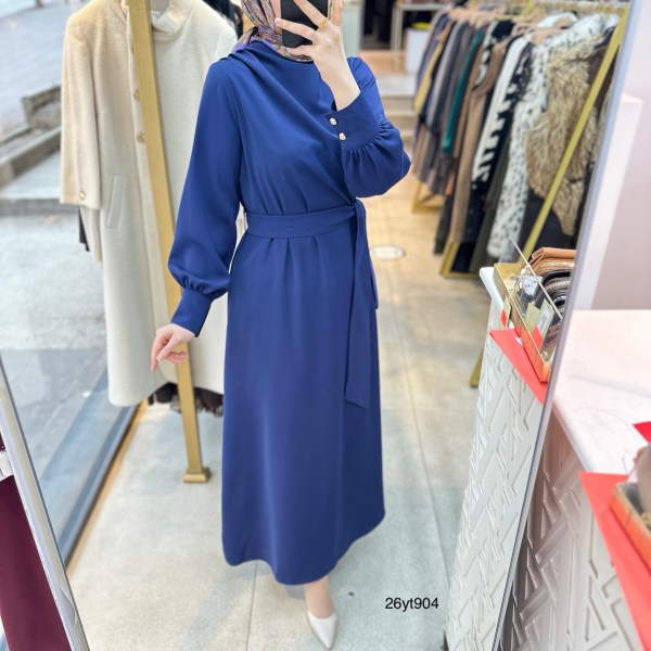 26YT904 Armine Trend Elbise - Görsel 1