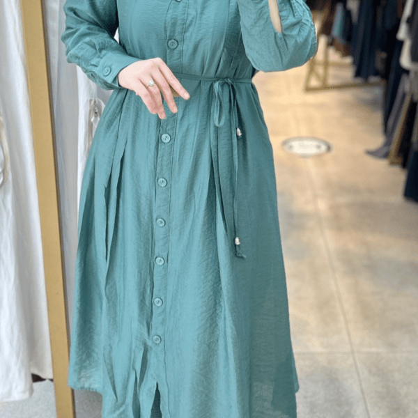 8602 Vual Kumaş Kemerli Takım - Görsel 38