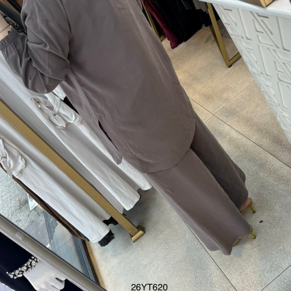 26YT620 Önden Fermuarlı Kapüşonlu Spor Takım - Görsel 2