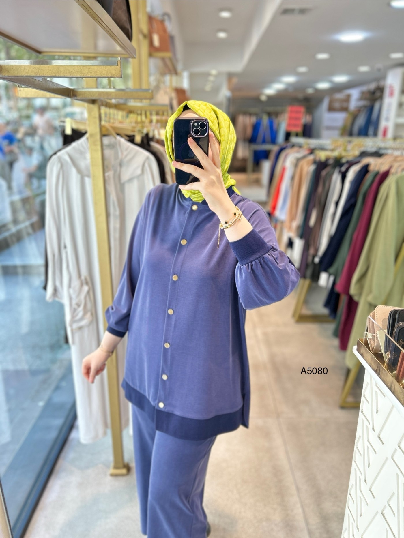 A5080 Ribana Detaylı Oysho Kumaş Takım