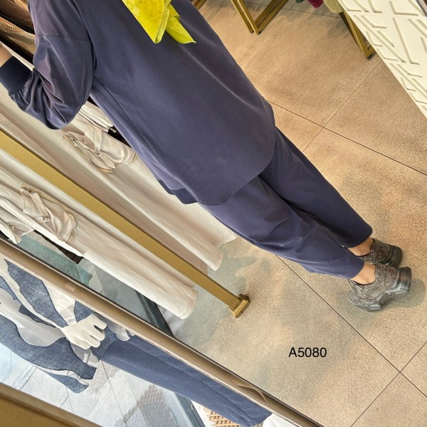 A5080 Ribana Detaylı Oysho Kumaş Takım - Görsel 5