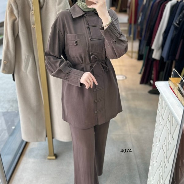 4074 Tencel Kumaş Takım - Görsel 15