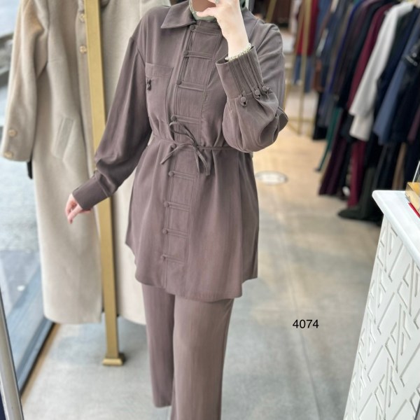 4074 Tencel Kumaş Takım - Görsel 13