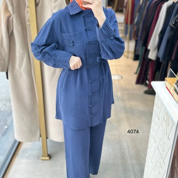 4074 Tencel Kumaş Takım - Görsel 22