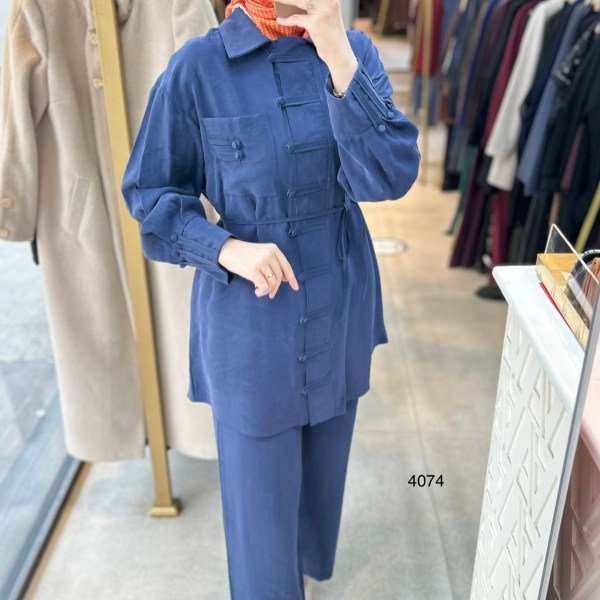 4074 Tencel Kumaş Takım - Görsel 19