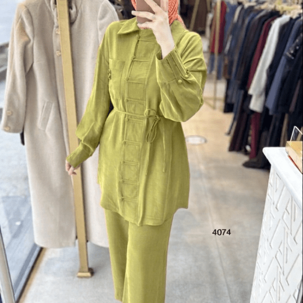 4074 Tencel Kumaş Takım - Görsel 26