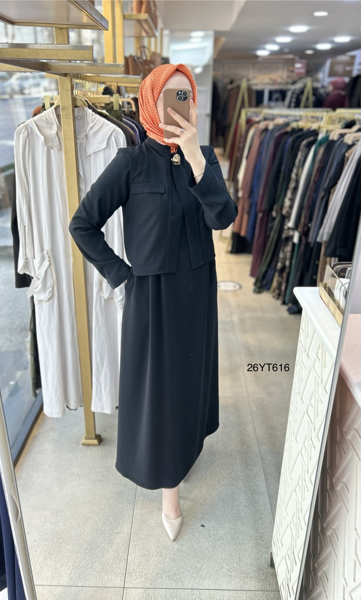 26YT616 Armine Trend İçli Dışlı Elbise