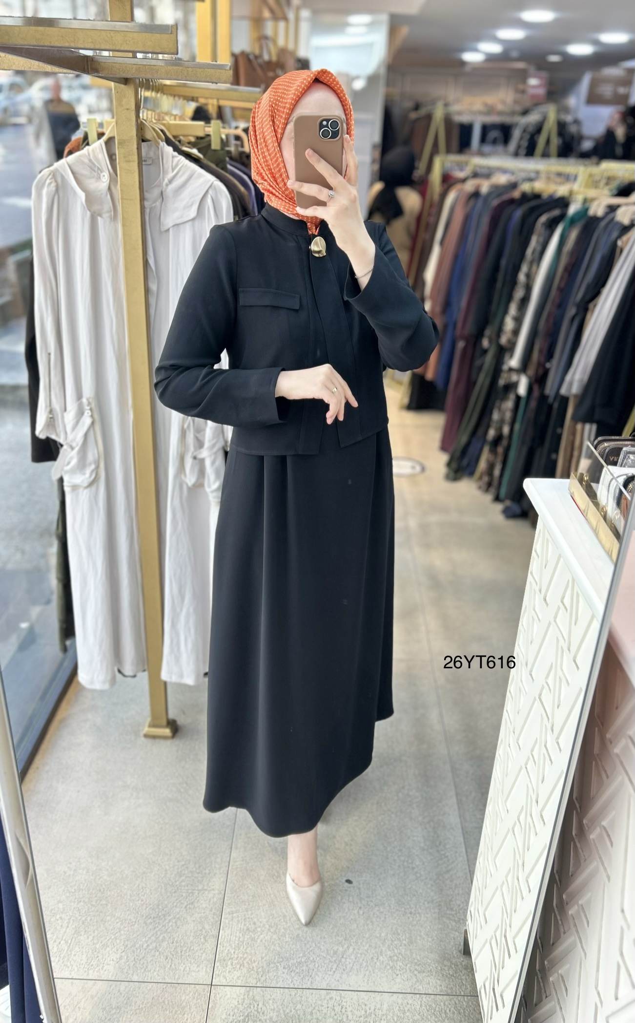 26YT616 Armine Trend İçli Dışlı Elbise