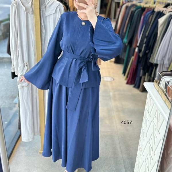 4057 Yarasa Kol Etekli Takım - Görsel 17