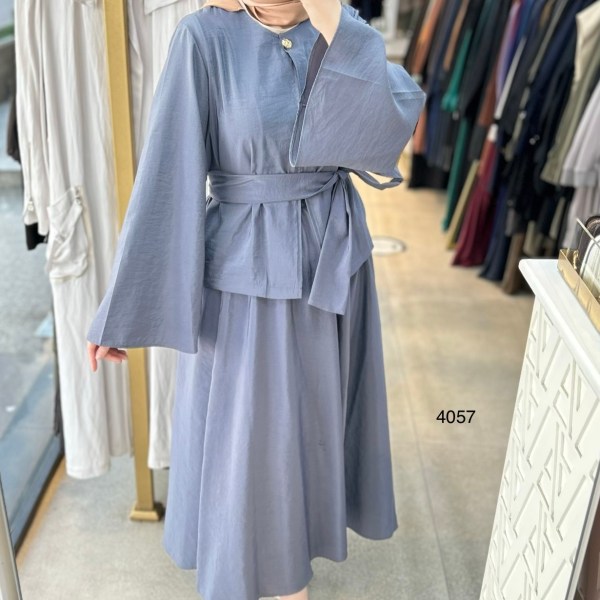 4057 Yarasa Kol Etekli Takım - Görsel 15