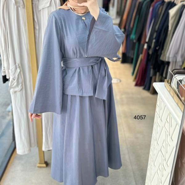 4057 Yarasa Kol Etekli Takım - Görsel 6