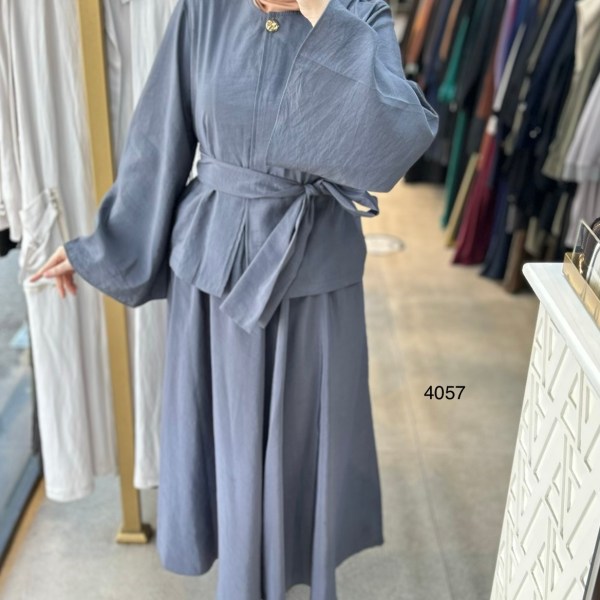 4057 Yarasa Kol Etekli Takım - Görsel 12