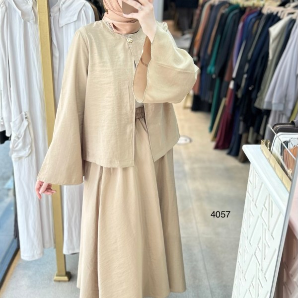 4057 Yarasa Kol Etekli Takım - Görsel 4