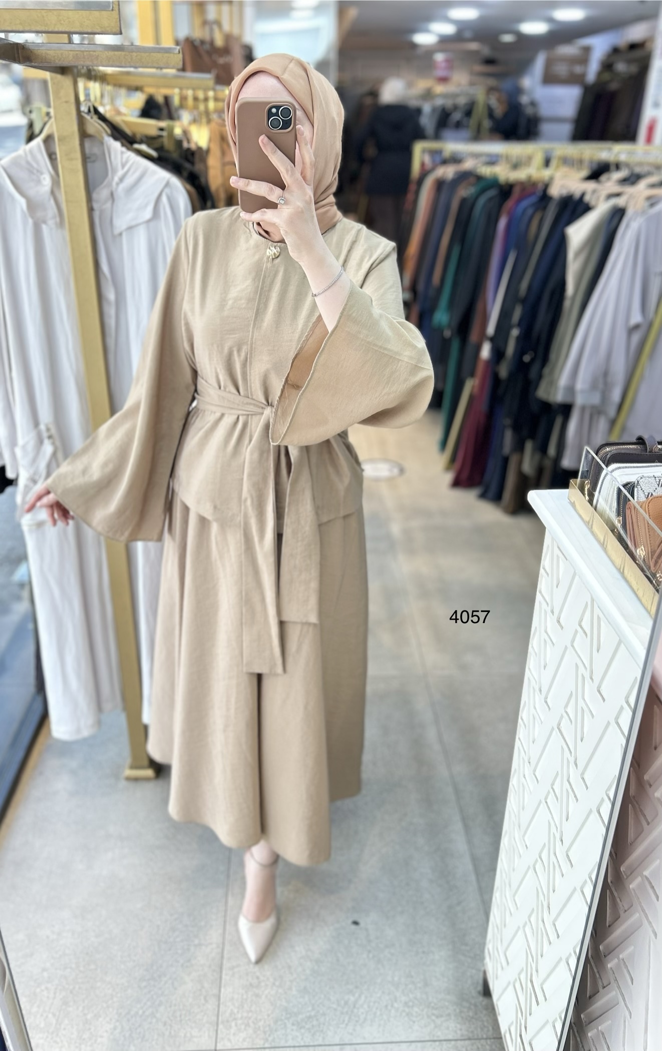 4057 Yarasa Kol Etekli Takım