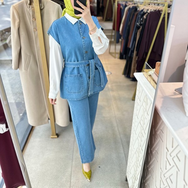 9006 Kot Yelekli Takım - Görsel 2