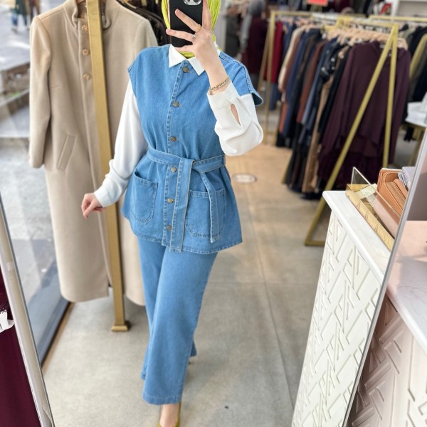 9006 Kot Yelekli Takım - Görsel 4