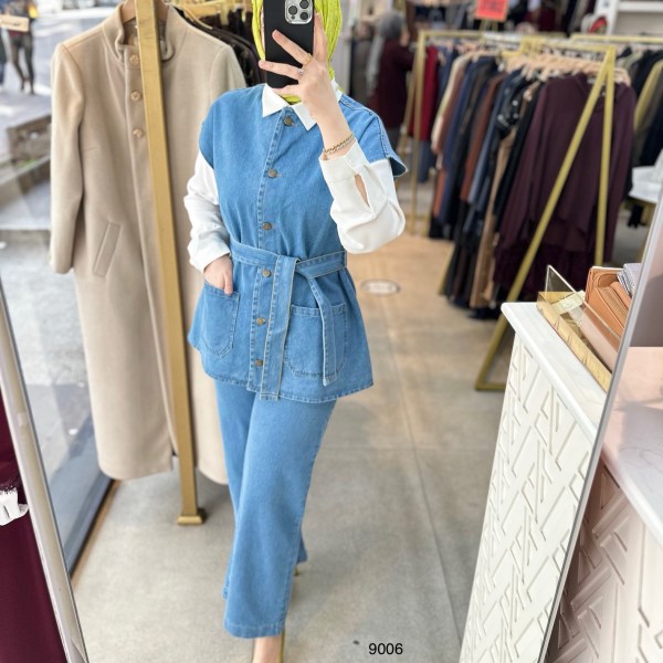 9006 Kot Yelekli Takım - Görsel 1